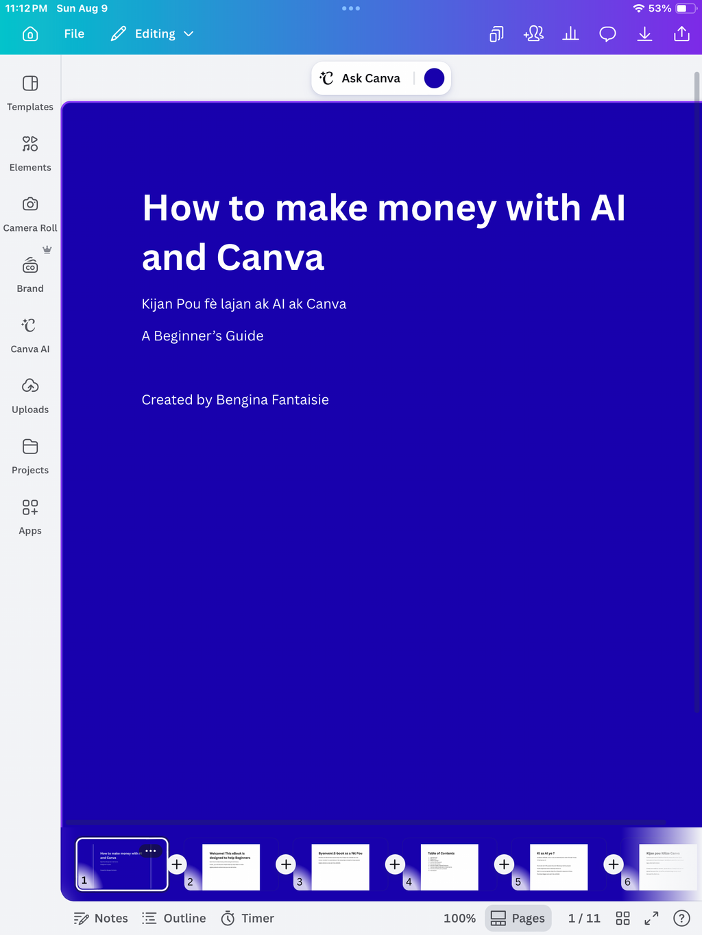 Canva for Business Create , promote &Grow Your Brand